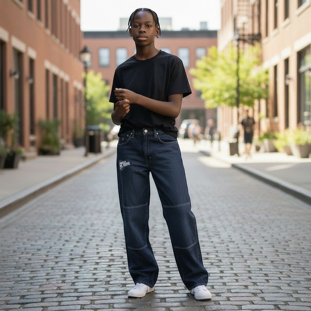 Rocawear Corduroy Pants Mens 36x34 Blue Baggy Y2K Hip Hop Streetwear Vintage